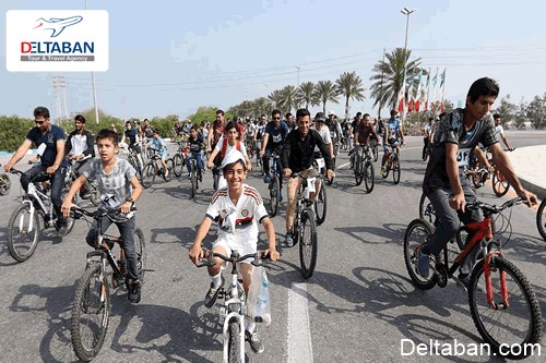 طبیعت بکر در مسیر دوچرخه سواری در کیش